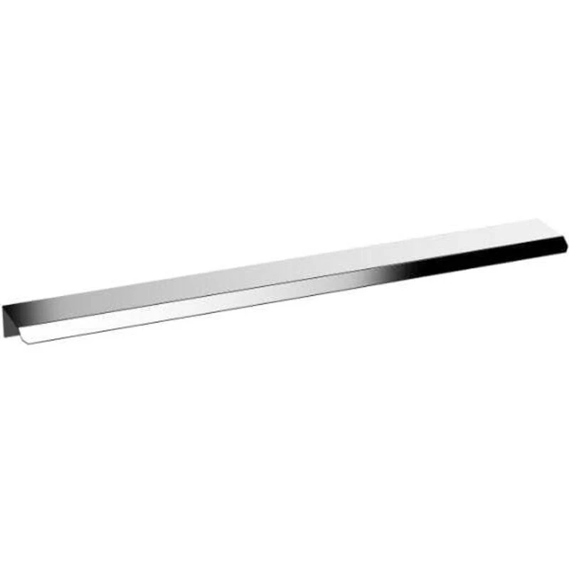 Image of Hudson Reed Finger Pull Furniture Handle Aluminium Built, Modern Bathroom Furniture Accessory In Chrome, 300mm