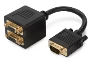 Image of Digitus AK-310400-002-S cable splitter/combiner Black