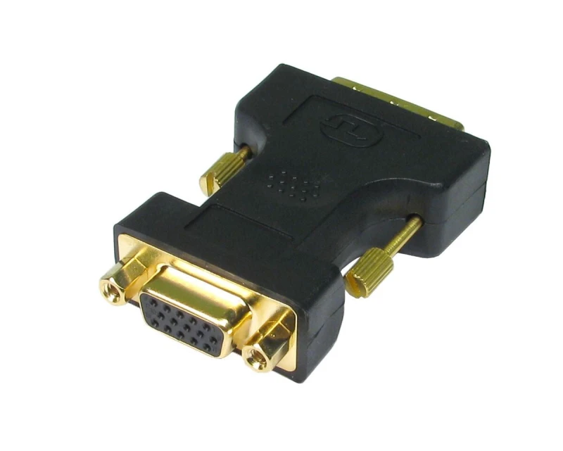 Image of Cables Direct Cables Direct CDL-DV001 cable gender changer DVI-A VGA Black, Gold CDL-DV001