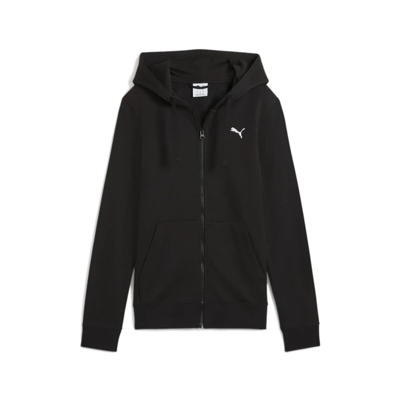 Image of Puma Womens zip-up hoodie Puma Essential Fleece Noir Female 2XL
