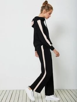 Image of Mint Velvet Funnel Neck Hoodie - Black