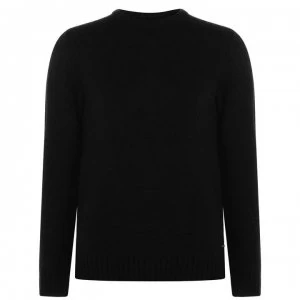 Image of Firetrap Textured Knit Jumper Mens - Black