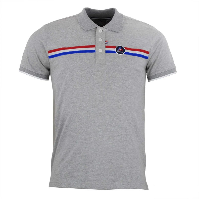 Image of Polo shirt Peak Mountain Ceroce Gris Male 2XL