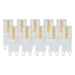 Image of 3 Watts G9 LED Bulb Clear Capsule Cool White Non-Dimmable, Pack of 10