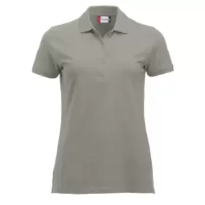 Image of Clique Womens/Ladies Marion Polo Shirt (L) (Silver)