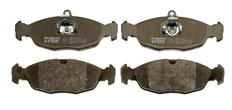 Image of TRW GDB1569 Brake pad set prepared for wear warning indicator Brake Pad Set,disc brake (402)