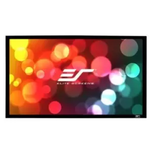 image of Elite Screens 110" ER110WH1 Fixed Frame Projector Screen