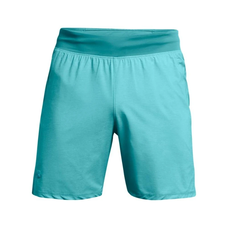 Image of Under Armour Launch Pro 7" Htr Shorts - Blue Blue S