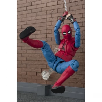 Image of Spider-Man Home Suit and Wall SH Figuarts