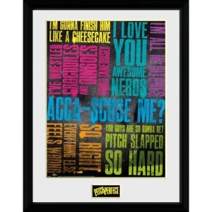 Image of Pitch Perfect Quotes Collector Print