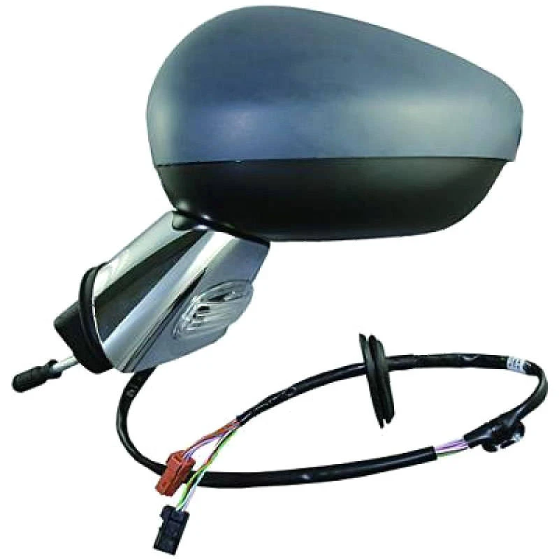 Image of DIEDERICHS 4006224 Wing mirror Right, Complete Mirror, primed, with two plugs Outside Mirror (50)