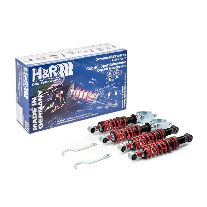Image of H&R 32132-1 Suspension Kit, coil springs / shock absorbers Monotube Aluminium coil overs Suspension Kit,coil springs / shock absorbers (190)