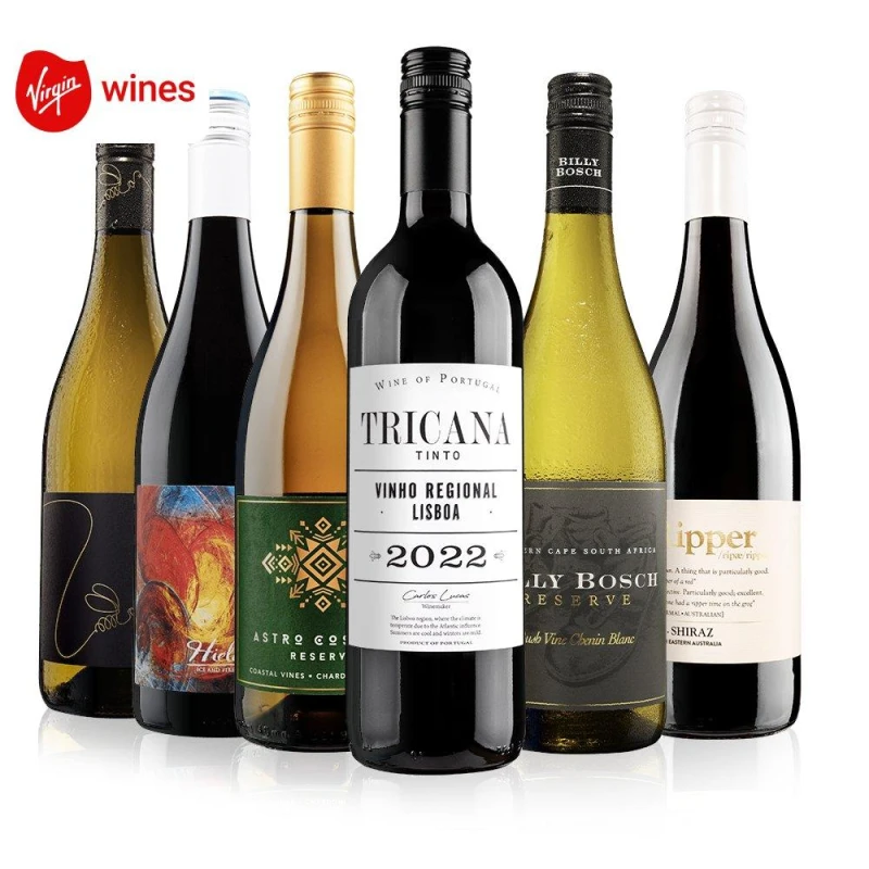 Image of Virgin Wines Premium 6 Bottle Mixed Case Multi unisex 6
