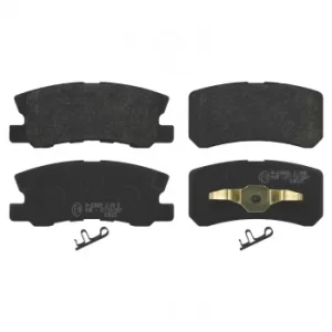 Image of Brake Pad Set 16583 by Febi Bilstein Rear Axle