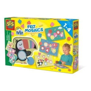 image of SES Creative - Childrens My First Felt Mosaics Set (Multi-colour)