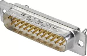 Image of D SUB pin strip 180 Number of pins 25 Solder bucket