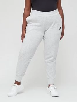 Puma Essential Sweatpants (Plus Size) - Grey