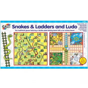 Image of Galt Toys - Snakes and Ladders Ludo Game Set Board Game