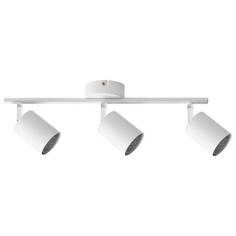Image of Beliani 3 Light Spotlight Nyando Metal White