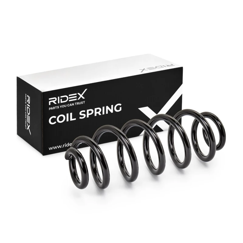 Image of RIDEX 188C4212 Coil spring Rear Axle, for vehicles with standard suspension Coil Spring (188)
