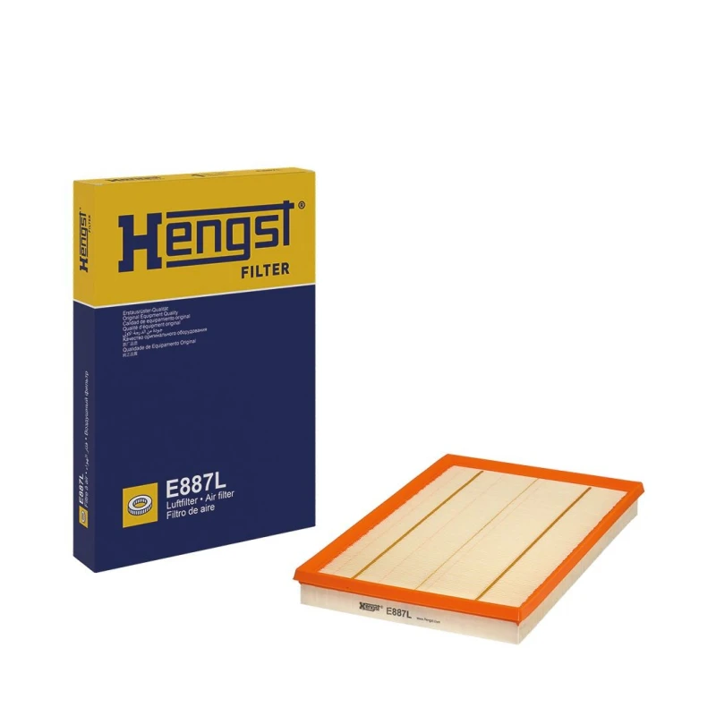 Image of HENGST FILTER E887L Air filter Filter Insert Air Filter (8)