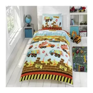Image of Under Construction Junior Duvet Cover