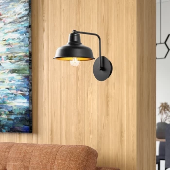 image of Berceste - 181BLACK-A Black Wall Lamp