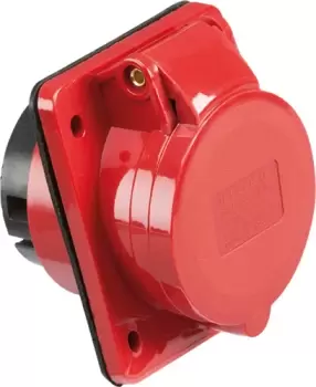 Image of KnightsBridge 415V IP44 16A Angled Panel Mount Socket 3P+N+E