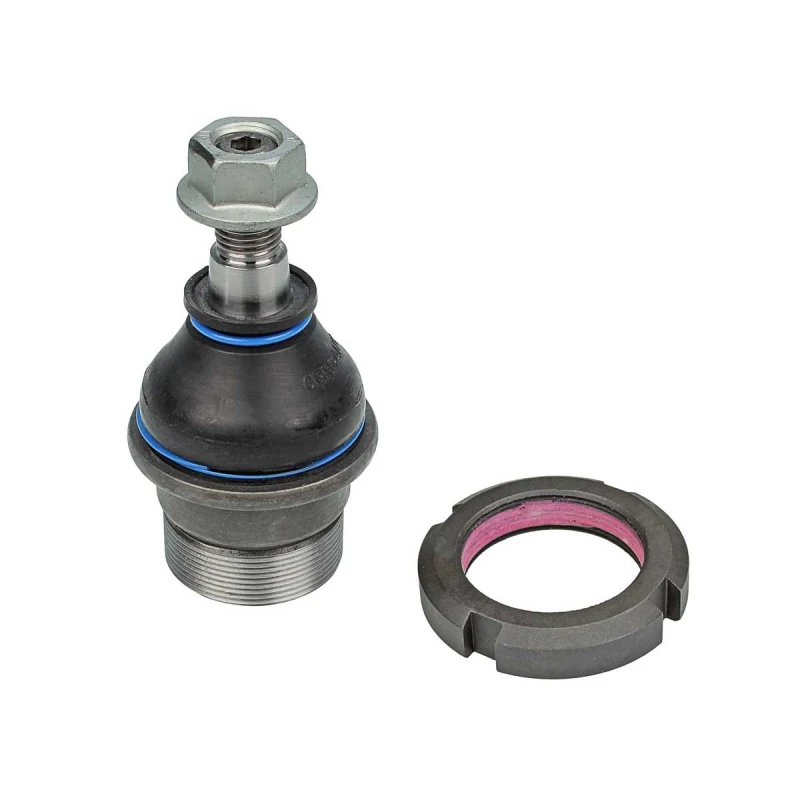 Image of MEYLE 016 010 0004/HD Ball joint Quality, Front Axle Left, with fastening/mounting material Support-/Steering Link (2462)