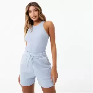 Image of Slazenger ft. Wolfie Cindy Ribbed Tank Top - Blue