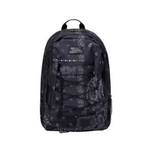 Image of Hype Paisley Palm Military Backpack (One Size) (Black)