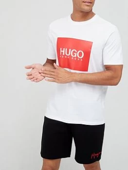 Image of Hugo Boss Dolive Large Logo T-Shirt White Size L Men