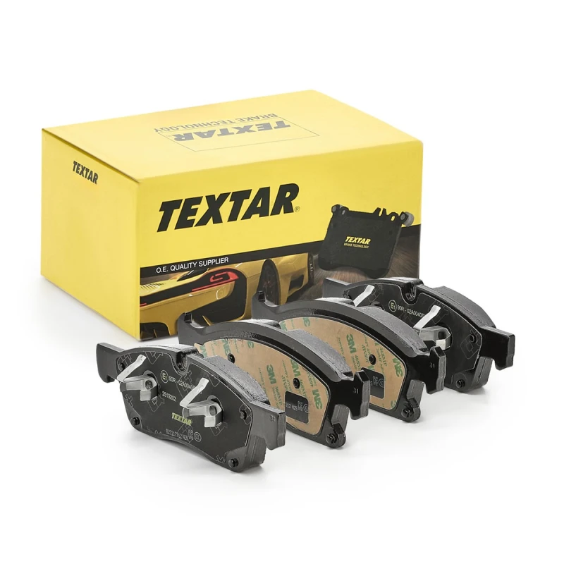 Image of TEXTAR 2519202 Brake pad set Q+ prepared for wear warning indicator Brake Pad Set,disc brake (402)