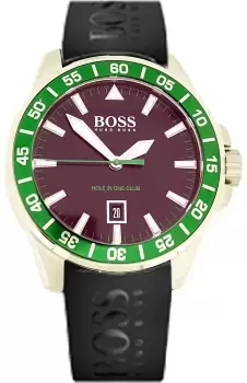 image of Hugo Boss Watch Hole In One Mens