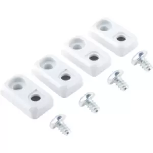 Image of Bopla B WL-2 PC-V0-7035 Wandlasche Bocube Hinge Polycarbonate (PC) Grey-white (RAL 7035) (L x W x H) 18 x 33 x 8mm