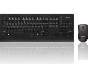 image of Advent ADESKWL15 Wireless Keyboard and Mouse Set