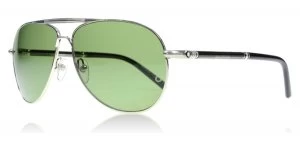 image of Mont Blanc 512S Sunglasses Silver / Black 16R Polariserade 61mm