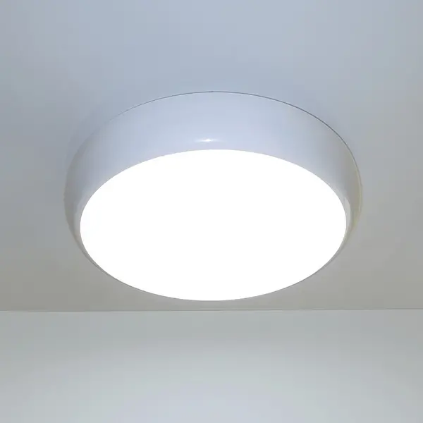 image of Eterna 14W Colour Temperature Selectable Circular LED Ceiling/Wall Light + MW Sensor