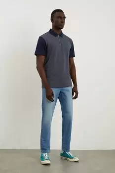 image of Mens Stone Wash Slim Fit Jean