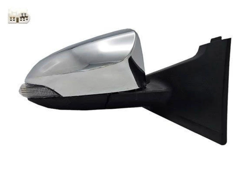 Image of ALKAR 6146259 Wing mirror Right, chrome, Electric, Convex Outside Mirror (50)