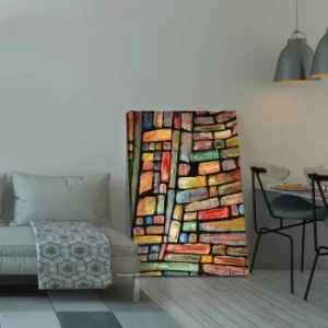 Image of 701002021C-014 Multicolor Decorative Canvas Painting