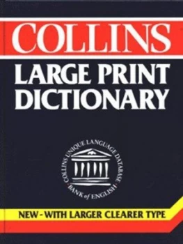 Image of Collins Large Print Dictionary Hardback