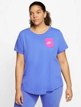 image of Nike Nsw Icon Clash T-Shirt (Curve) - Sapphire