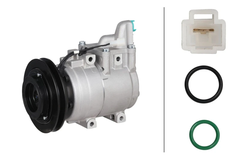 Image of HELLA Air conditioning compressor HELLA 8FK 366 202-741