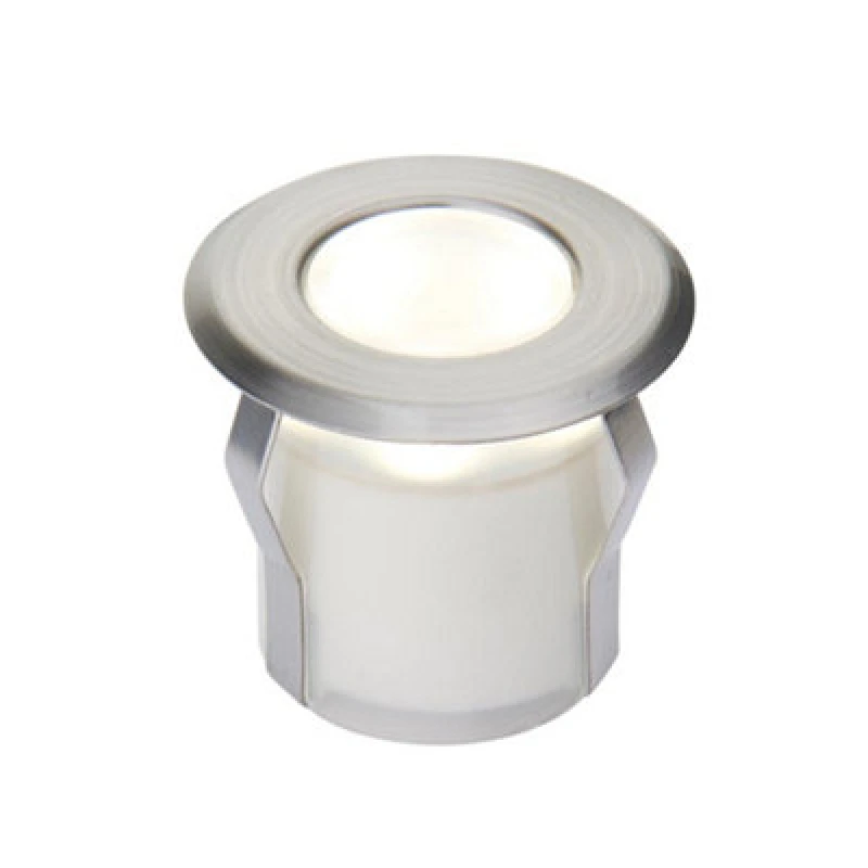 Image of Netlighting Cove LED Outdoor Recessed Guide Marine Grade Brushed Stainless Steel 4000K IP67 Grey