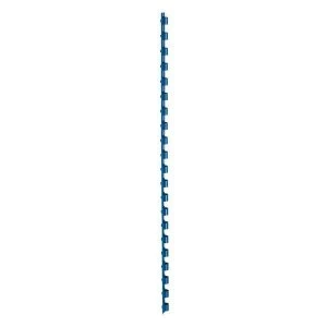 image of 5 Star Office Binding Combs Plastic 21 Ring 25 Sheets A4 6mm Blue Pack 100