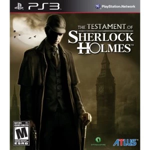Image of The Testament Of Sherlock Holmes Game