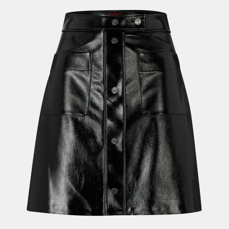 Image of Hugo Womens Pencil Skirt Black female 4 (XXS)