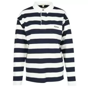 Image of Barbour Womens Ellison Top Navy Stripe 10