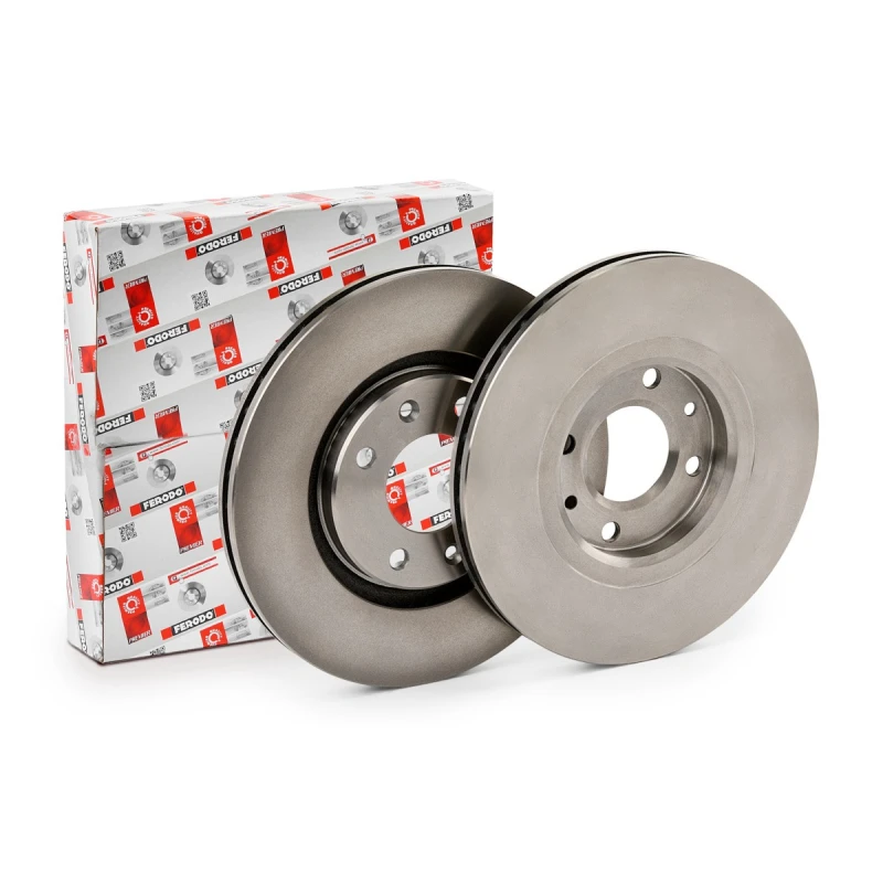 Image of FERODO DDF489 Brake disc Vented, Oiled, with bolts/screws Brake Disc (82)